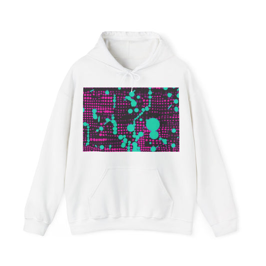 boostlete-pr-season-pattern-dotted-retro-0891 — Unisex Heavy Blend Hoodie (G18500)