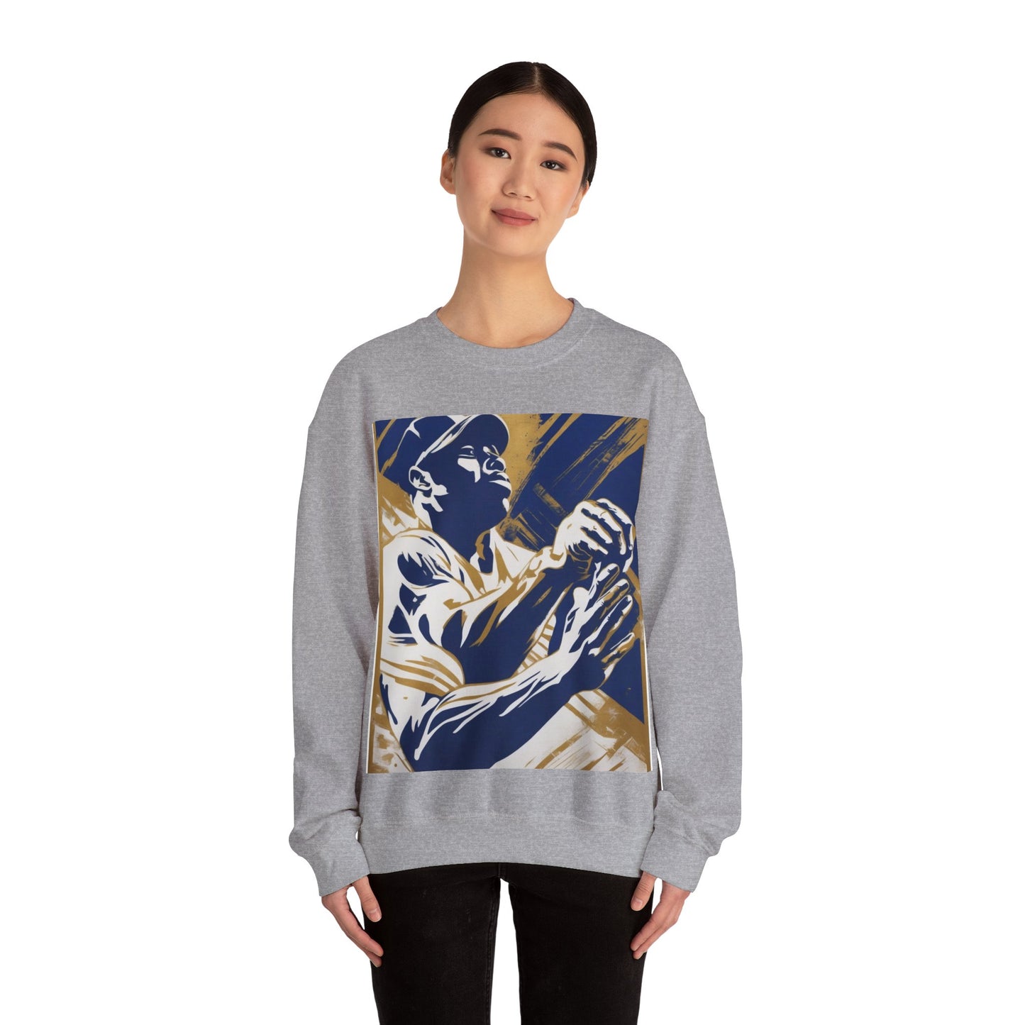 boostlete-pr-season-scene-athlete-high-industrial-0160 — Unisex Heavy Blend Crewneck Sweatshirt (Gildan)