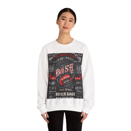 boostlete-boost-mode-type-build-the-base-micro-industrial-0785 — Unisex Heavy Blend Crewneck (G18000)