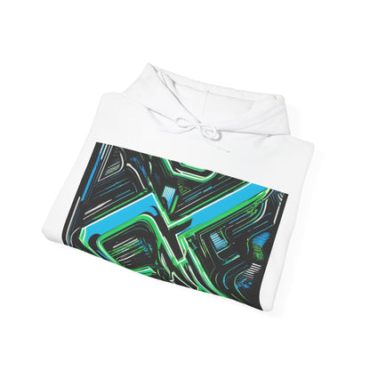 boostlete-boost-mode-type-constancia-gana-diagonal-badge-0185 — Unisex Heavy Blend Hooded Sweatshirt (Gildan)