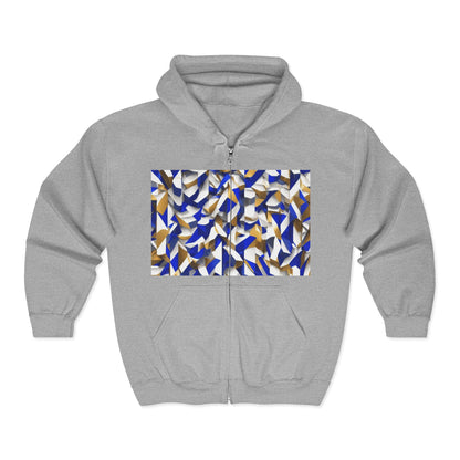 boostlete-boost-mode-type-charge-ahead-vertical-isometric-0221 — Unisex Heavy Blend Full-Zip Hooded Sweatshirt