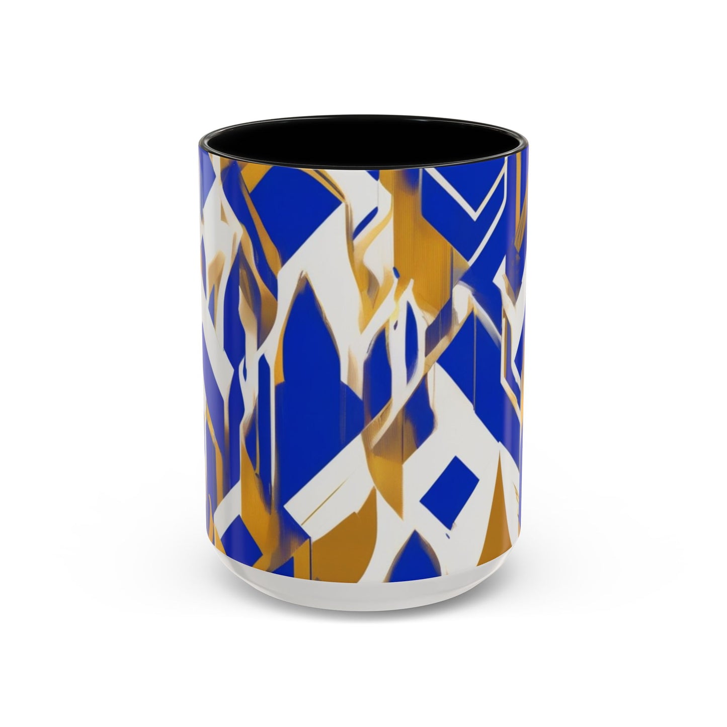 boostlete-field-day-icon-flame-glitch-geometric-0090 — Accent Mug 11oz/15oz