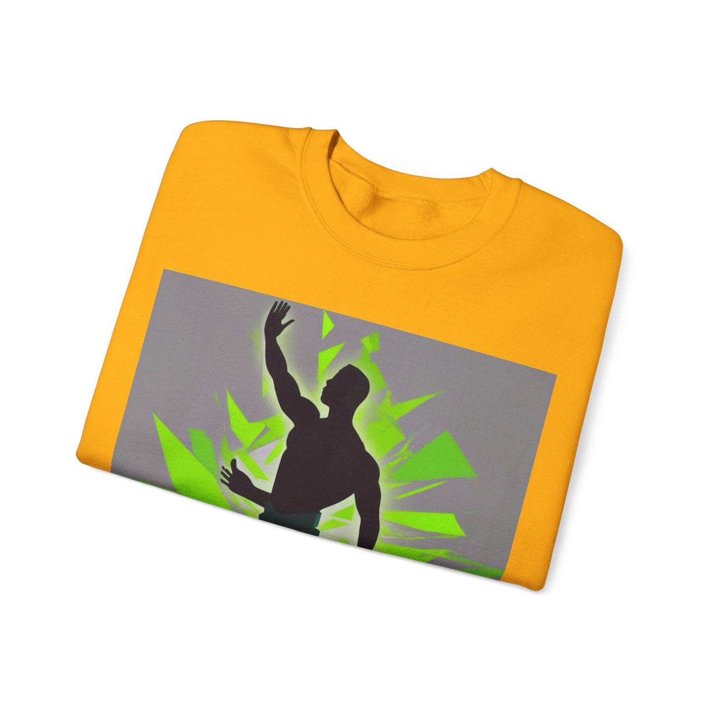 boostlete-mile-by-mile-scene-yogi-offset-isometric-0972 — Unisex Heavy Blend Crewneck (G18000)
