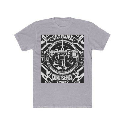 boostlete-am-crew-type-consistency-is-the-flex-centered-industrial-0137 — Unisex Cotton Crew Tee (NL 3600)