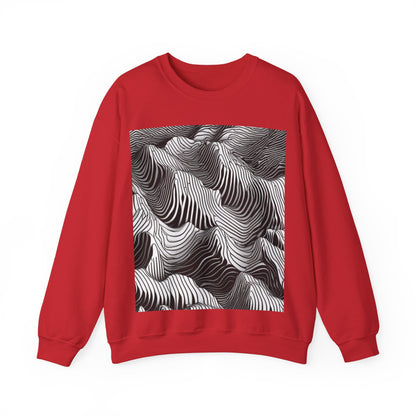 boostlete-field-day-pattern-topographic-isometric-0211 — Unisex Heavy Blend Crewneck Sweatshirt (Gildan)
