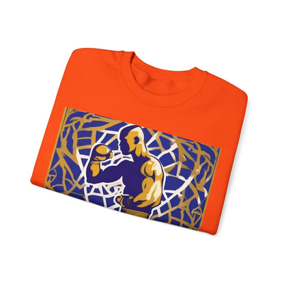 boostlete-field-day-scene-boxer-offset-paper-0776 — Unisex Heavy Blend Crewneck (G18000)