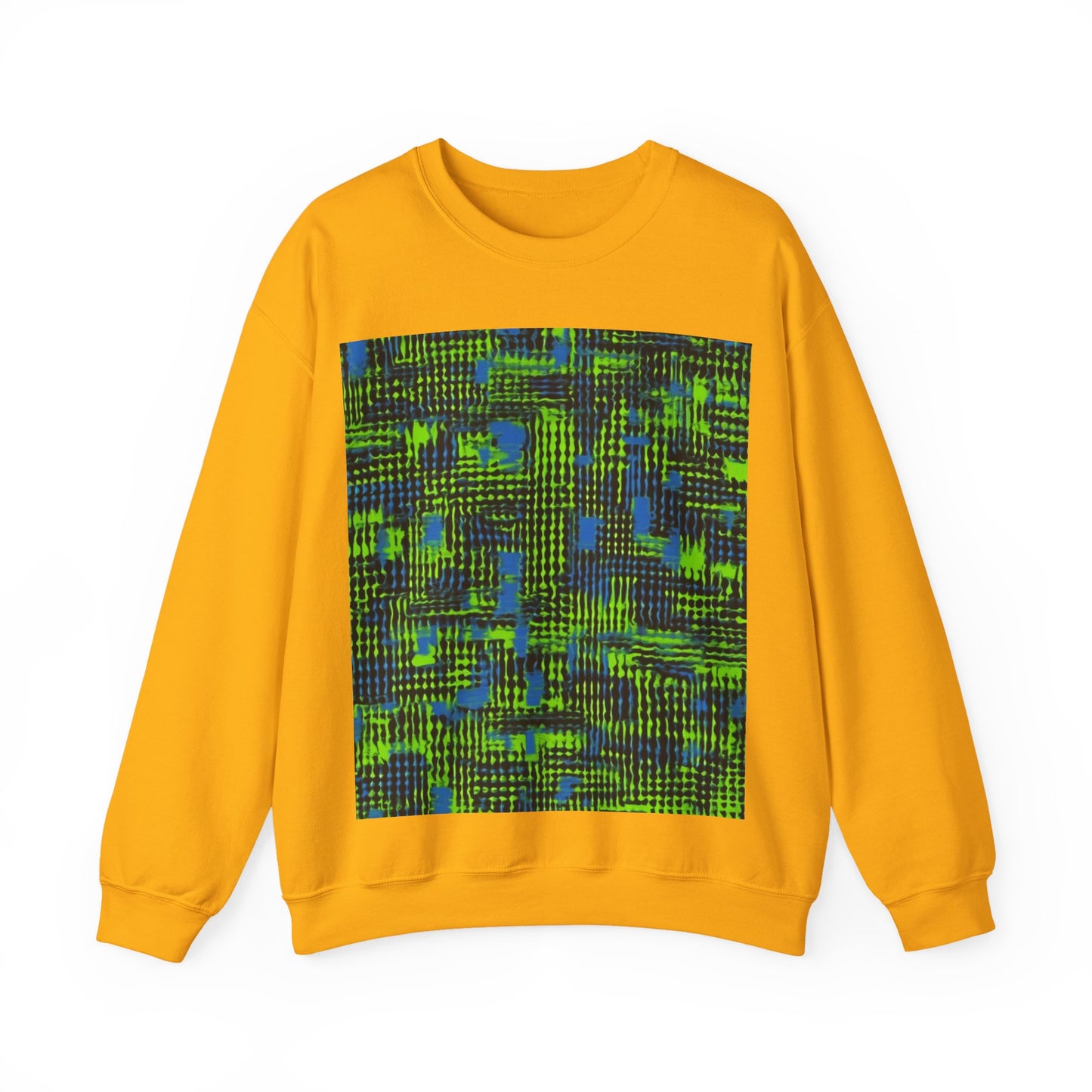boostlete-pr-season-pattern-audio-industrial-0043 — Unisex Heavy Blend Crewneck Sweatshirt (Gildan)