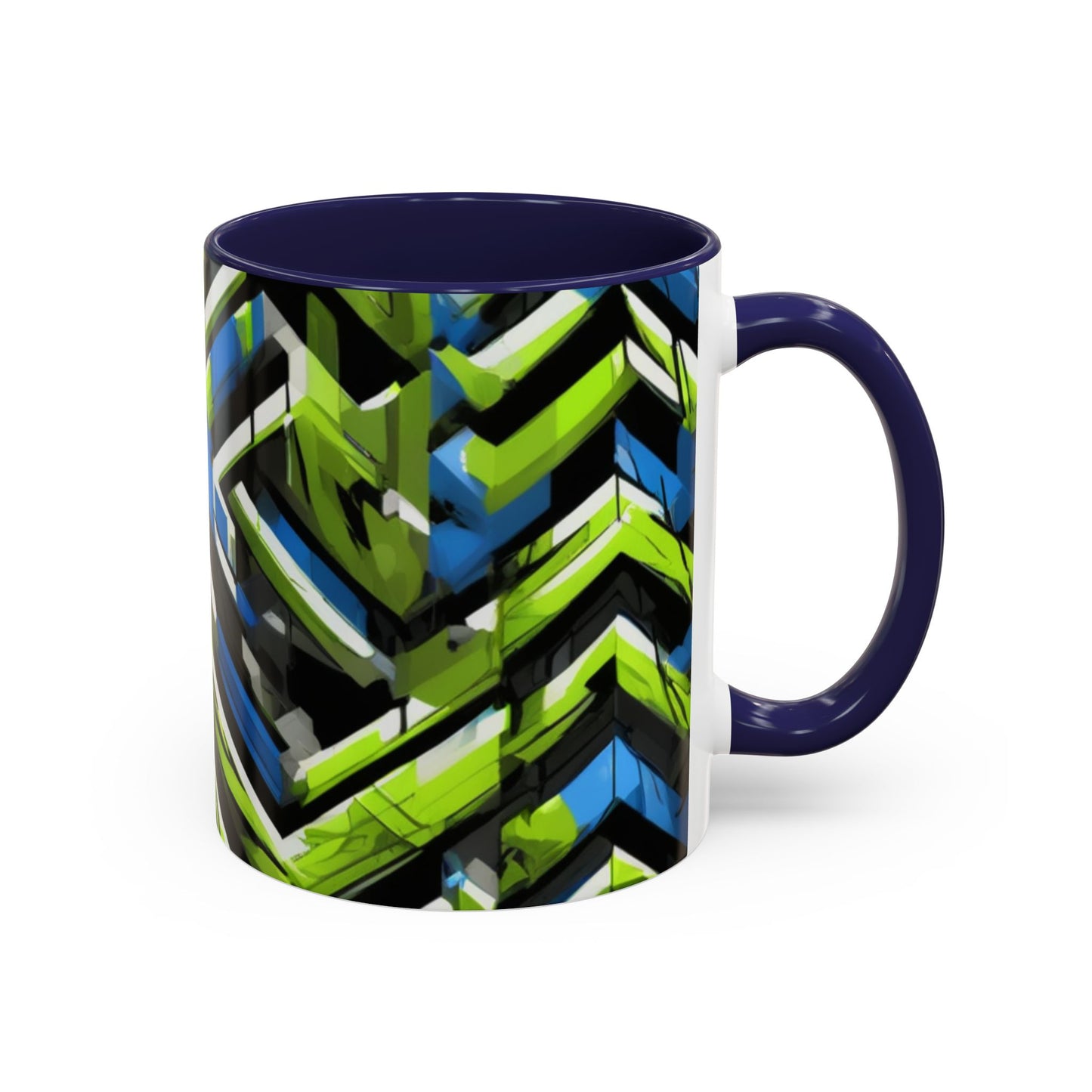 boostlete-rise-grind-pattern-chevron-isometric-0195 — Accent Mug 11oz/15oz