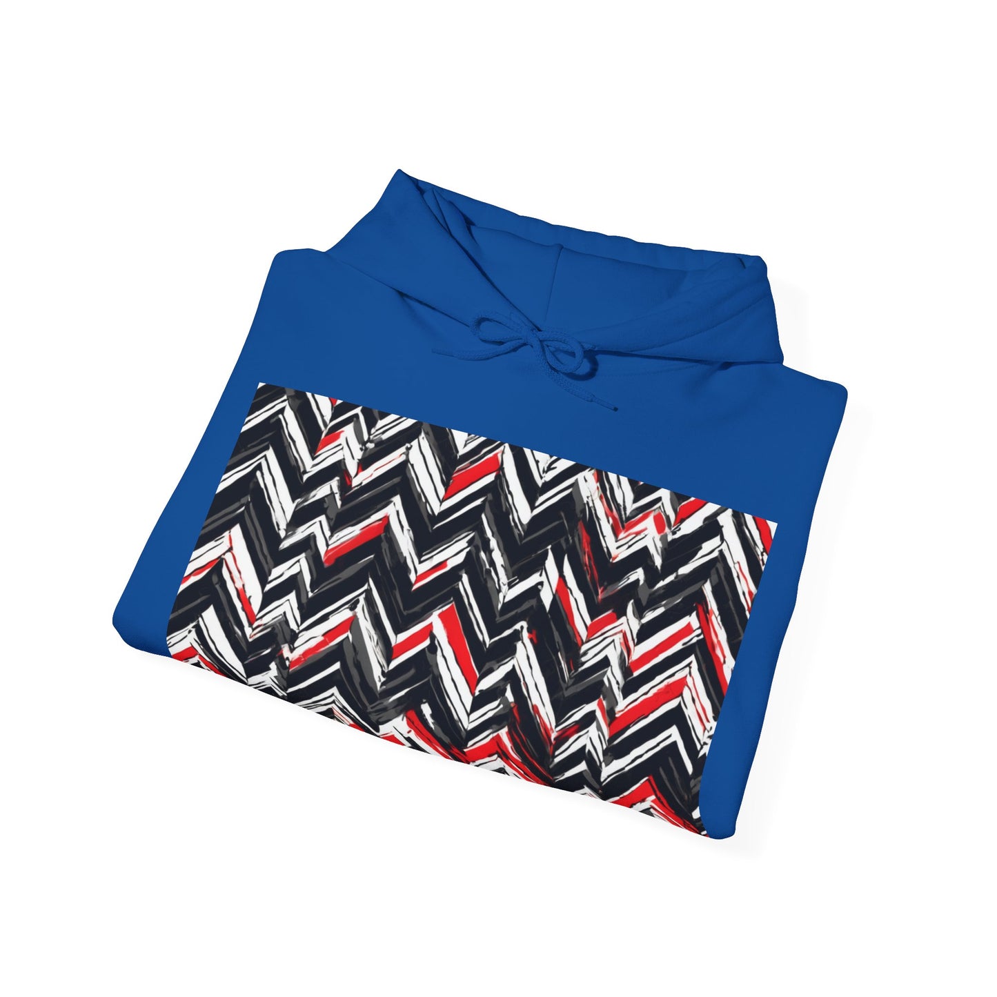 boostlete-am-crew-pattern-chevron-geometric-0659 — Unisex Heavy Blend Hoodie (G18500)