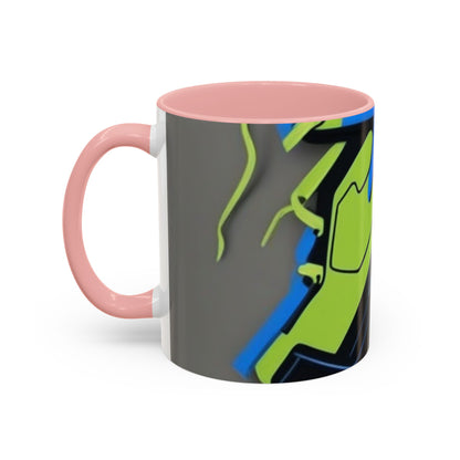 boostlete-quiet-power-icon-sneaker-duotone-paper-0066 — Accent Mug 11oz/15oz