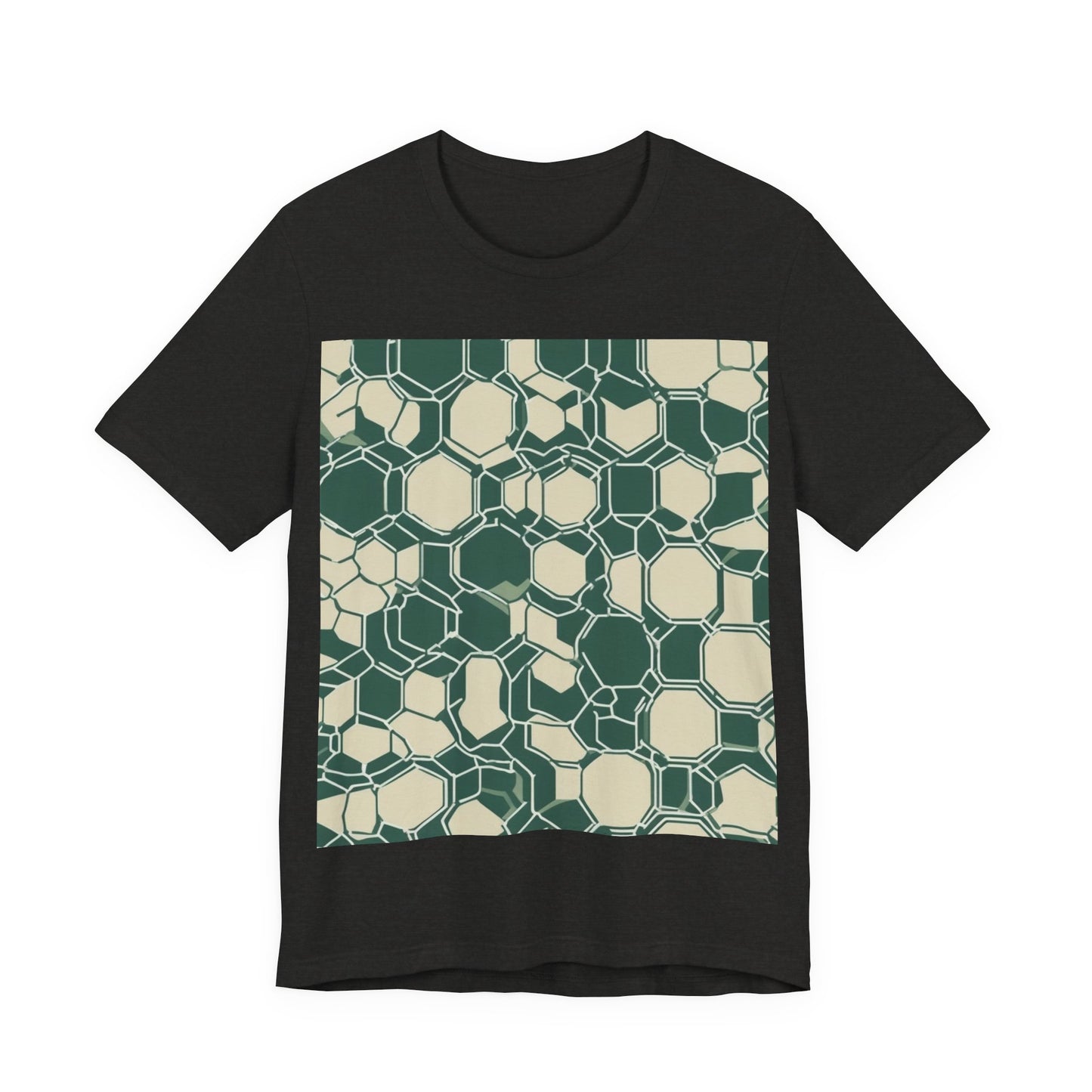 boostlete-iron-intent-pattern-hex-blueprint-0271 — Unisex Jersey Short Sleeve (B+C 3001)