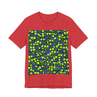boostlete-mile-by-mile-pattern-dotted-geometric-0071 — Unisex Jersey Short Sleeve (B+C 3001)
