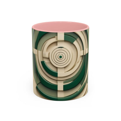 boostlete-mile-by-mile-icon-target-3d-modern-0306 — Accent Mug 11oz/15oz