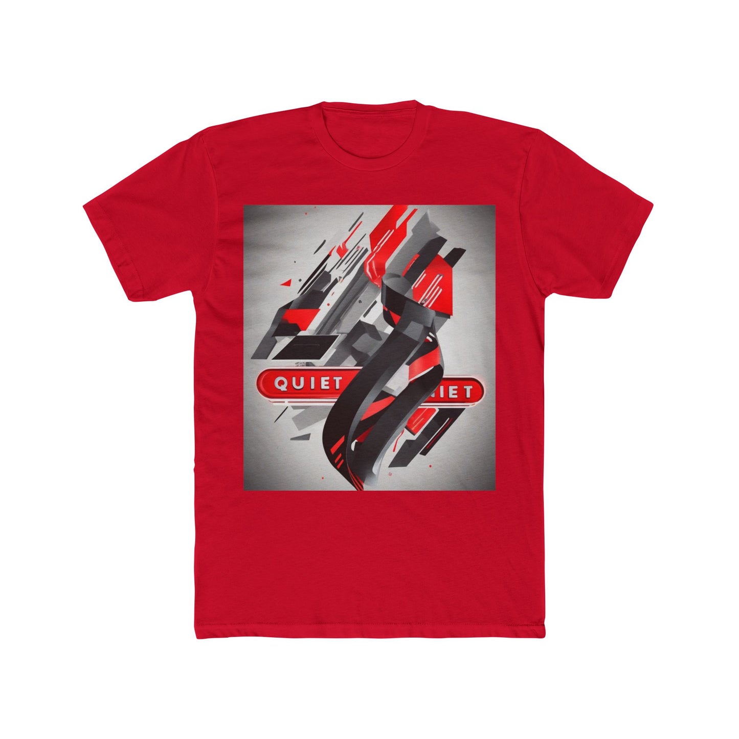 boostlete-field-day-type-power-in-quiet-banner-modern-0085 — Unisex Cotton Crew Tee (NL 3600)