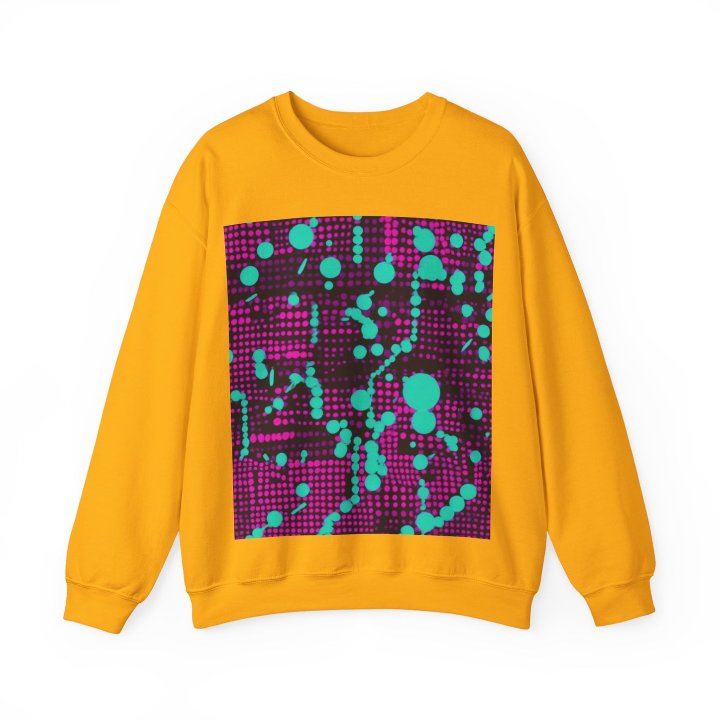 boostlete-pr-season-pattern-dotted-retro-0891 — Unisex Heavy Blend Crewneck (G18000)