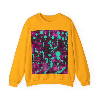 boostlete-pr-season-pattern-dotted-retro-0891 — Unisex Heavy Blend Crewneck (G18000)