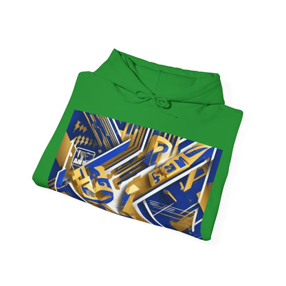 boostlete-am-crew-type-progress-beats-perfect-diagonal-modern-0209 — Unisex Heavy Blend Hooded Sweatshirt (Gildan)