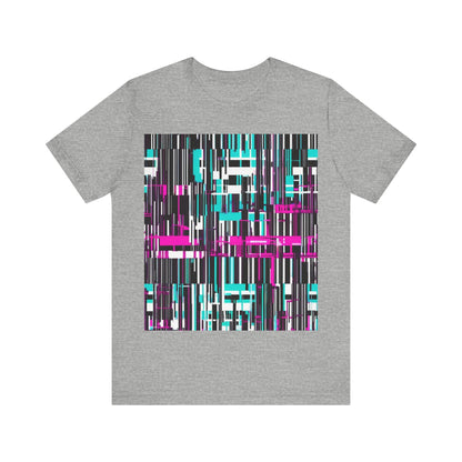 boostlete-am-crew-pattern-barcode-bold-0023 — Unisex Jersey Short Sleeve (B+C 3001)