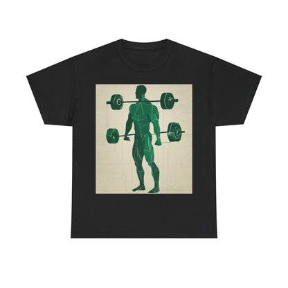 boostlete-boost-mode-scene-deadlift-glitch-blueprint-0044 — Unisex Heavy Cotton Tee (Gildan 5000)