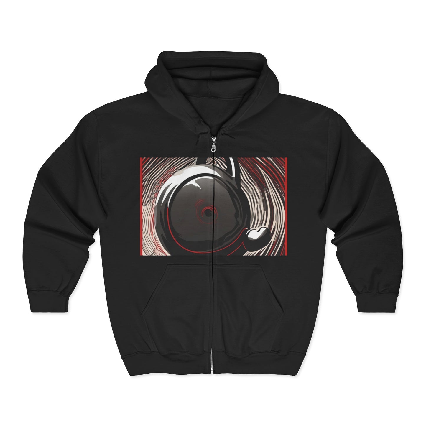 boostlete-am-crew-scene-kettlebell-motion-vector-0224 — Unisex Heavy Blend Full-Zip Hooded Sweatshirt