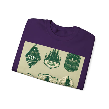 boostlete-mile-by-mile-type-go-get-one-micro-isometric-0441 — Unisex Heavy Blend Crewneck (G18000)