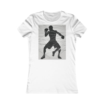 boostlete-mile-by-mile-scene-boxer-motion-geometric-0028 — Women's Favorite Tee (B+C 6004)