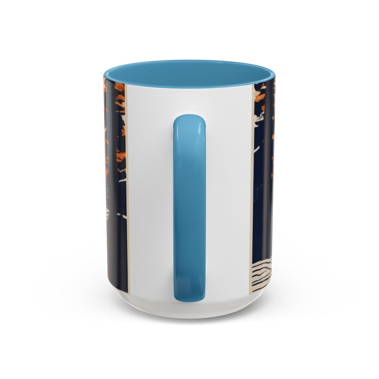 boostlete-iron-intent-scene-trail-glitch-badge-0100 — Accent Mug 11oz/15oz