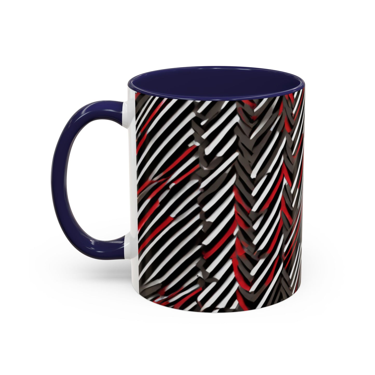 boostlete-field-day-pattern-diagonal-paper-0287 — Accent Mug 11oz/15oz