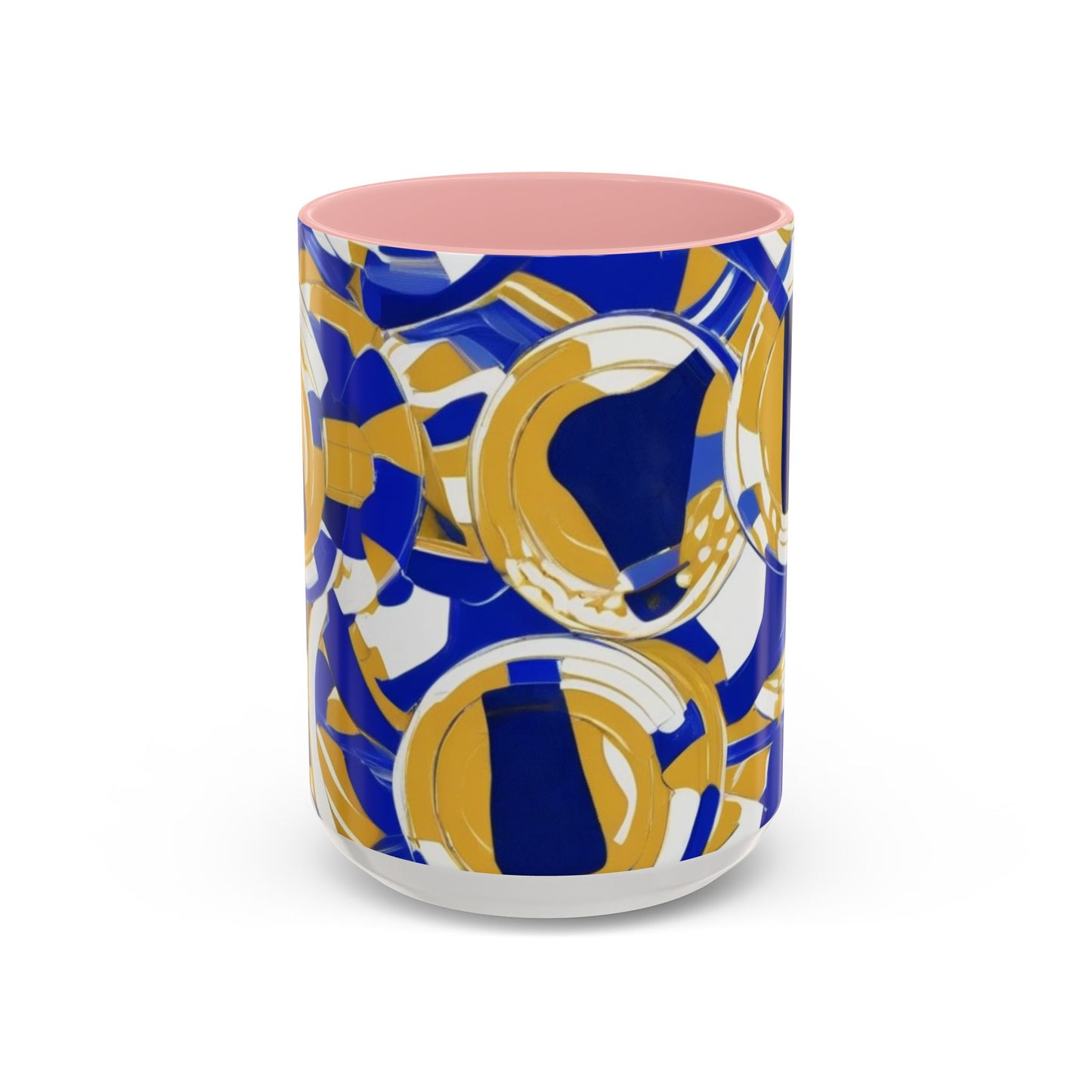 boostlete-field-day-icon-barbell-grainy-line-art-0906 — Accent Mug 11/15oz