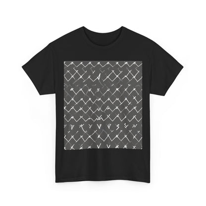 boostlete-am-crew-pattern-ekg-bold-0047 — Unisex Heavy Cotton Tee (Gildan 5000)