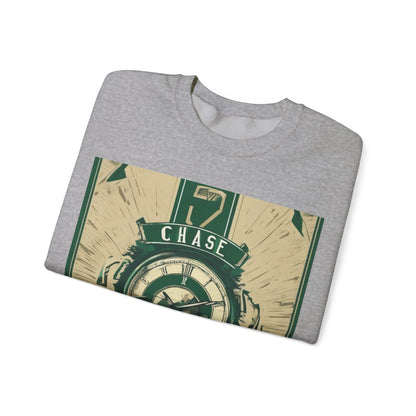 boostlete-mile-by-mile-type-chase-the-clock-banner-athletic-0013 — Unisex Heavy Blend Crewneck Sweatshirt (Gildan)