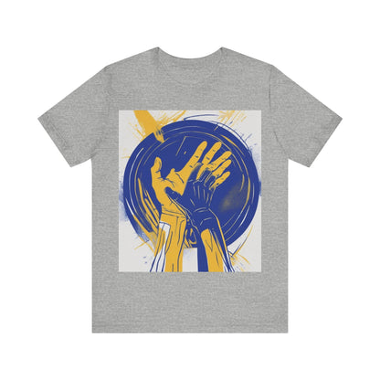 boostlete-am-crew-scene-athlete-neon-vector-0304 — Unisex Jersey Short Sleeve (B+C 3001)