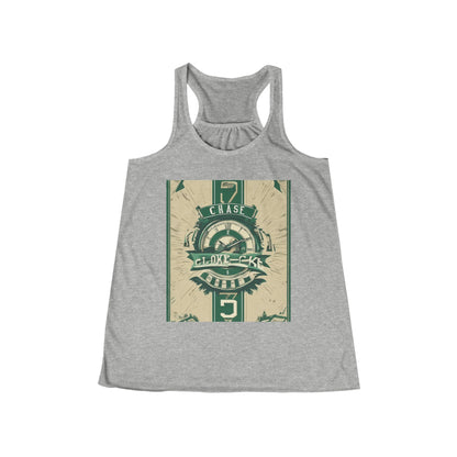 boostlete-mile-by-mile-type-chase-the-clock-banner-athletic-0013 — Women's Flowy Racerback Tank (B+C 8800)