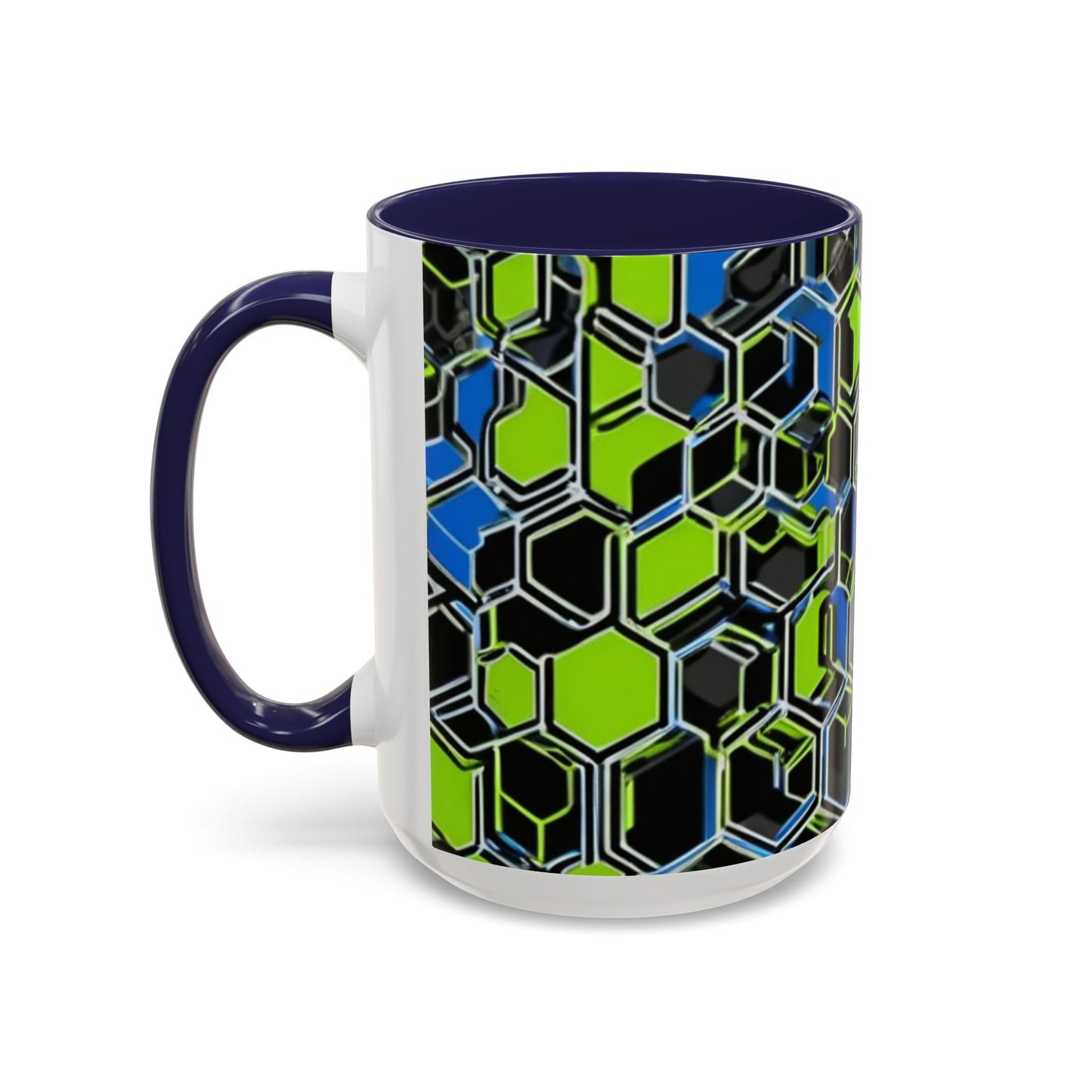 boostlete-recovery-progress-pattern-hex-blueprint-0007 — Accent Mug 11oz/15oz