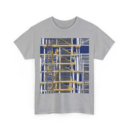 boostlete-rise-grind-icon-ladder-high-engraved-0238 — Unisex Heavy Cotton Tee (Gildan 5000)