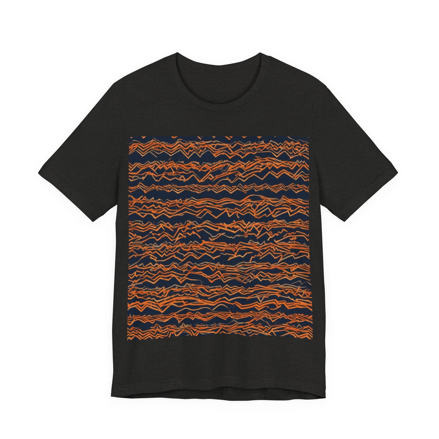 boostlete-field-day-pattern-ekg-bold-0135 — Unisex Jersey Short Sleeve (B+C 3001)