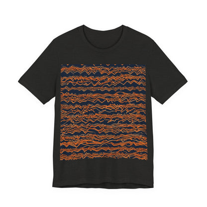 boostlete-field-day-pattern-ekg-bold-0135 — Unisex Jersey Short Sleeve (B+C 3001)