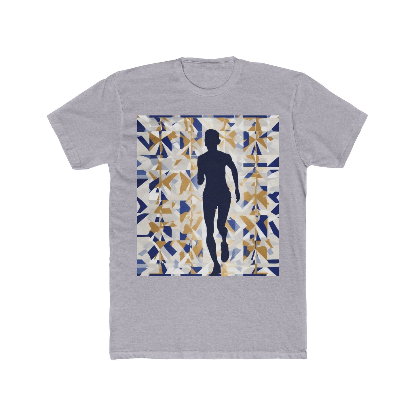 boostlete-recovery-progress-scene-marathoner-matte-geometric-0448 — Unisex Cotton Crew Tee (NL 3600)