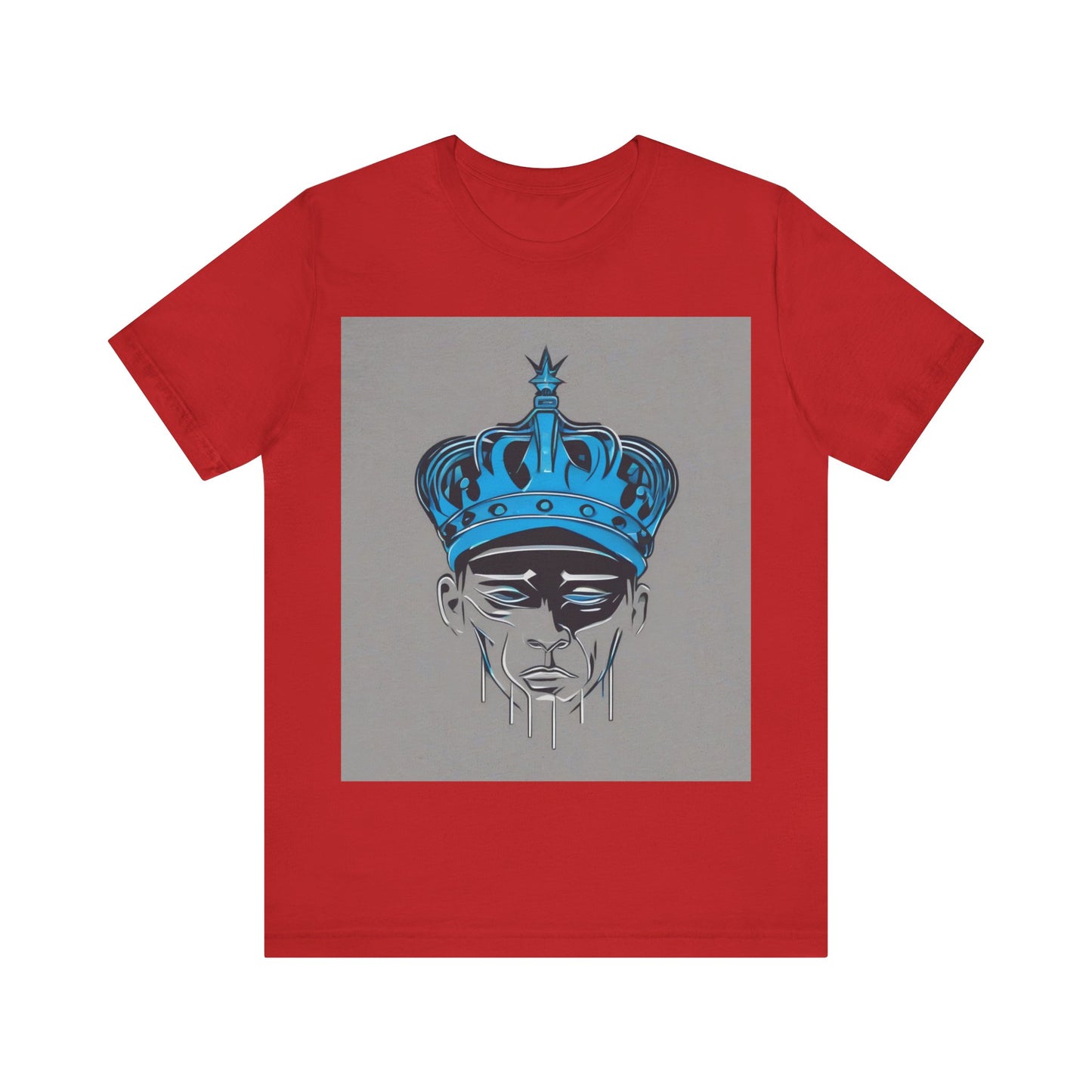 boostlete-am-crew-icon-crown-grainy-monoline-0022 — Unisex Jersey Short Sleeve (B+C 3001)