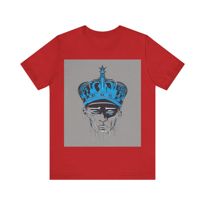 boostlete-am-crew-icon-crown-grainy-monoline-0022 — Unisex Jersey Short Sleeve (B+C 3001)