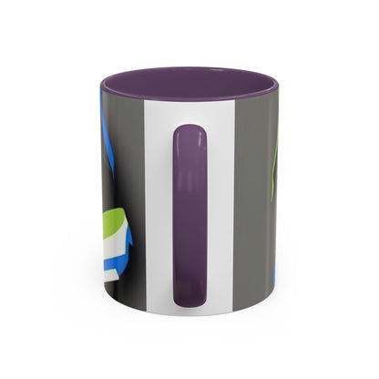 boostlete-quiet-power-icon-sneaker-duotone-paper-0066 — Accent Mug 11oz/15oz