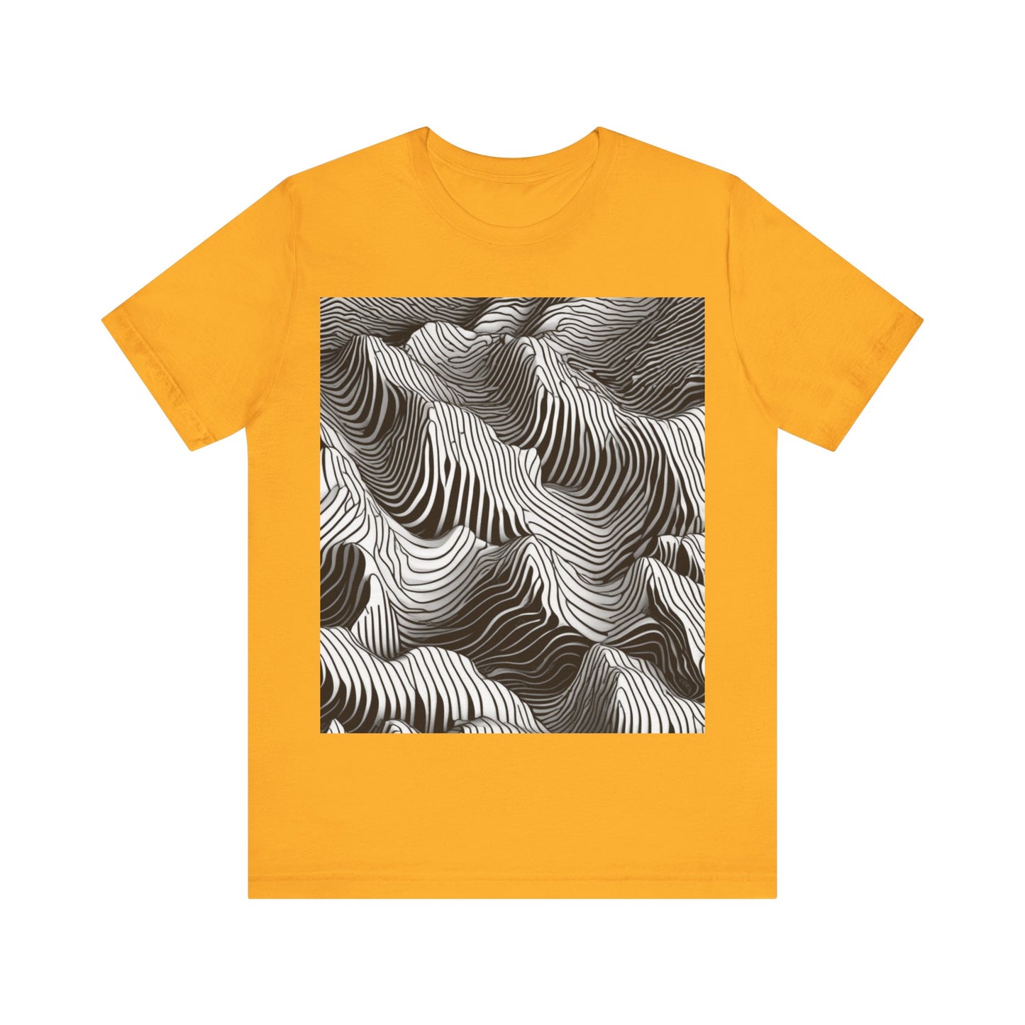 boostlete-field-day-pattern-topographic-isometric-0211 — Unisex Jersey Short Sleeve (B+C 3001)