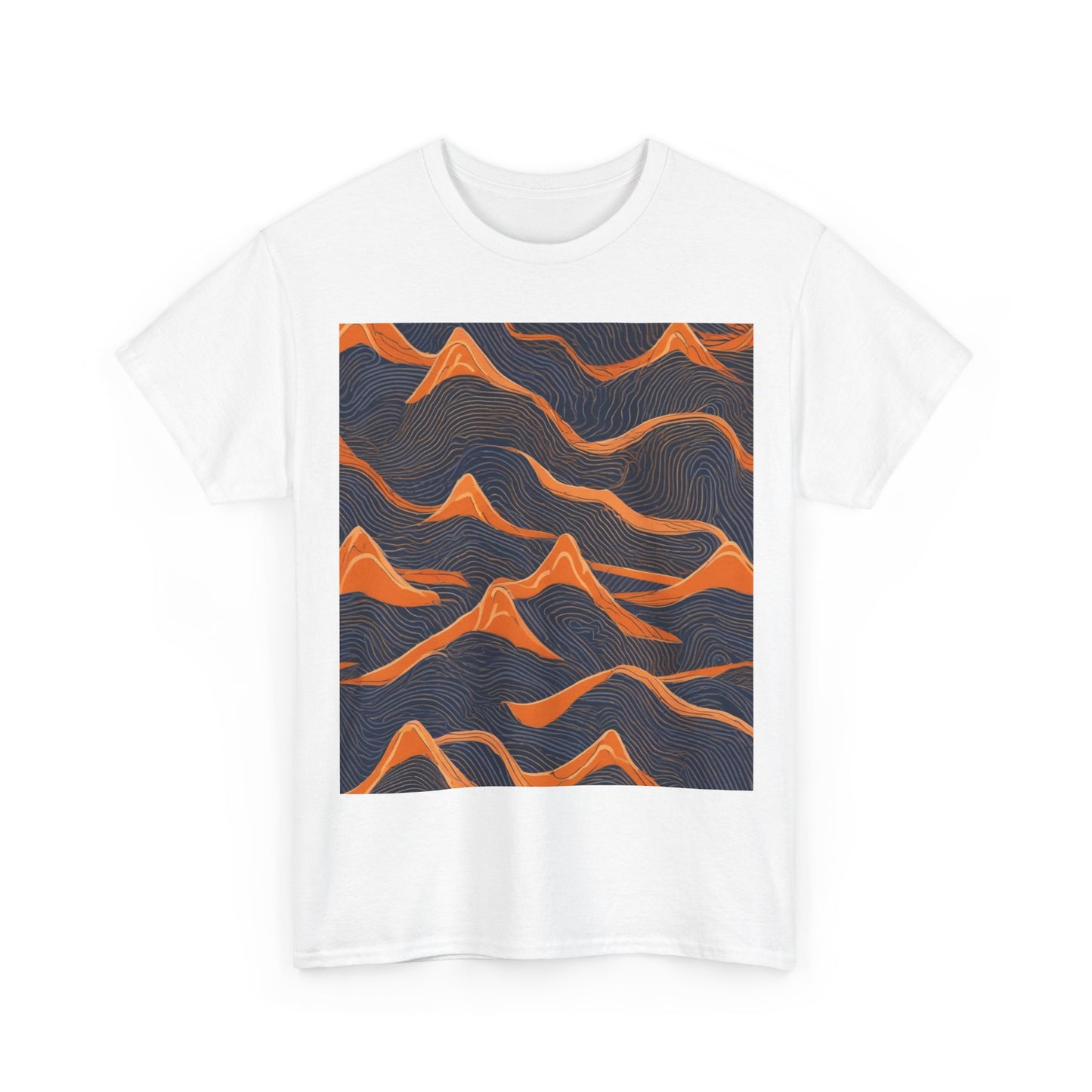 boostlete-boost-mode-pattern-topographic-engraved-0035 — Unisex Heavy Cotton Tee (Gildan 5000)