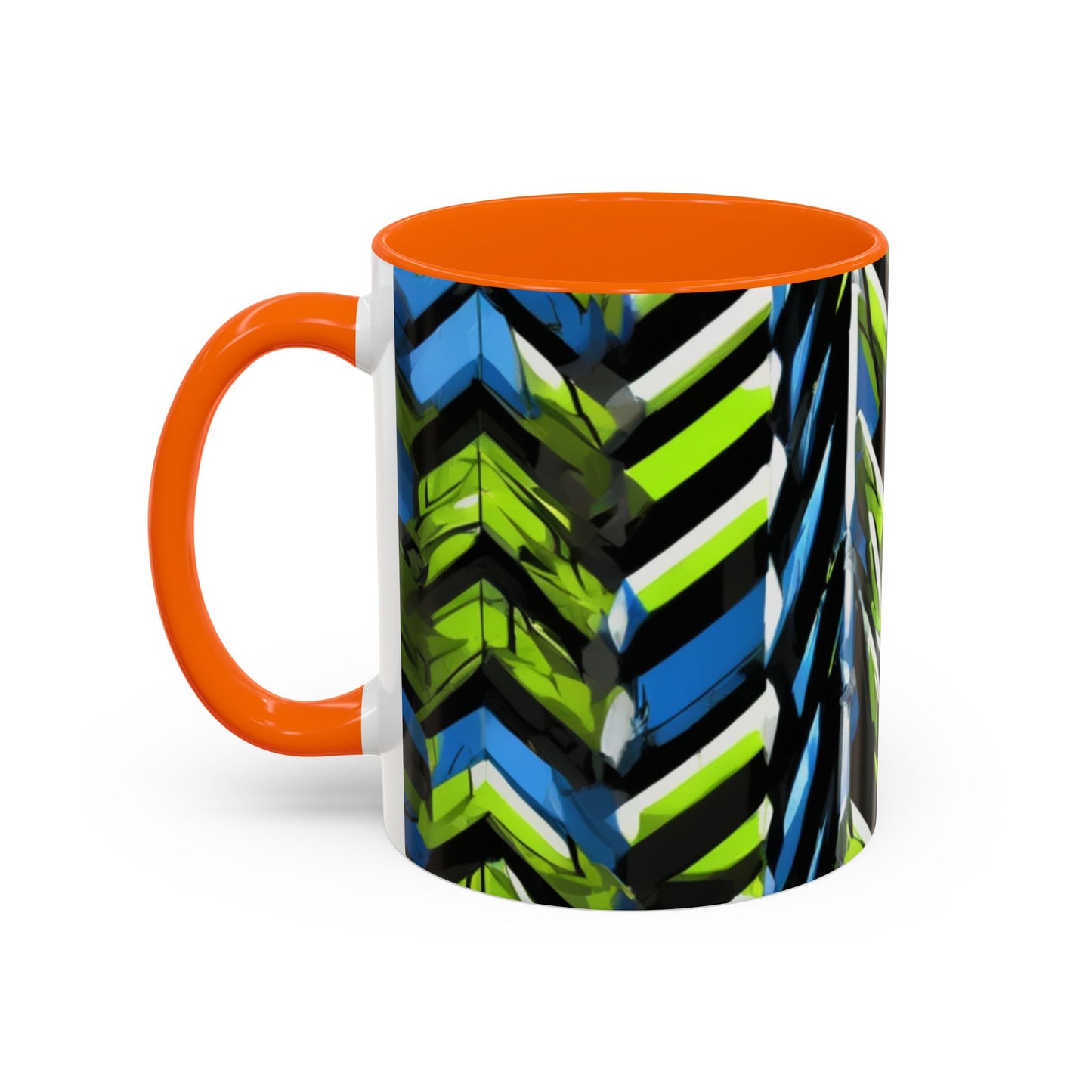boostlete-rise-grind-pattern-chevron-isometric-0195 — Accent Mug 11oz/15oz