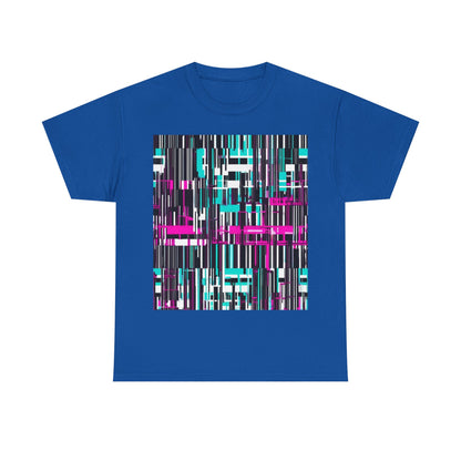 boostlete-am-crew-pattern-barcode-bold-0023 — Unisex Heavy Cotton Tee (Gildan 5000)