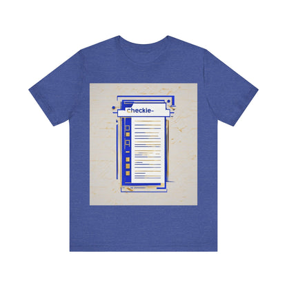 boostlete-am-crew-icon-checklist-glitch-badge-0018 — Unisex Jersey Short Sleeve (B+C 3001)