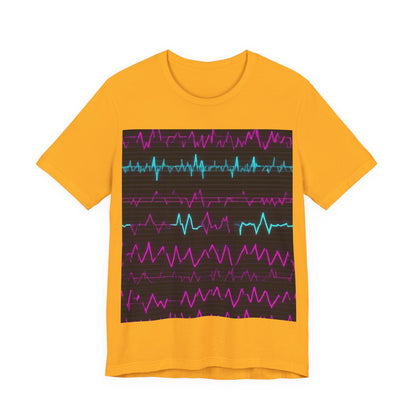 boostlete-boost-mode-pattern-ekg-modern-0111 — Unisex Jersey Short Sleeve (B+C 3001)
