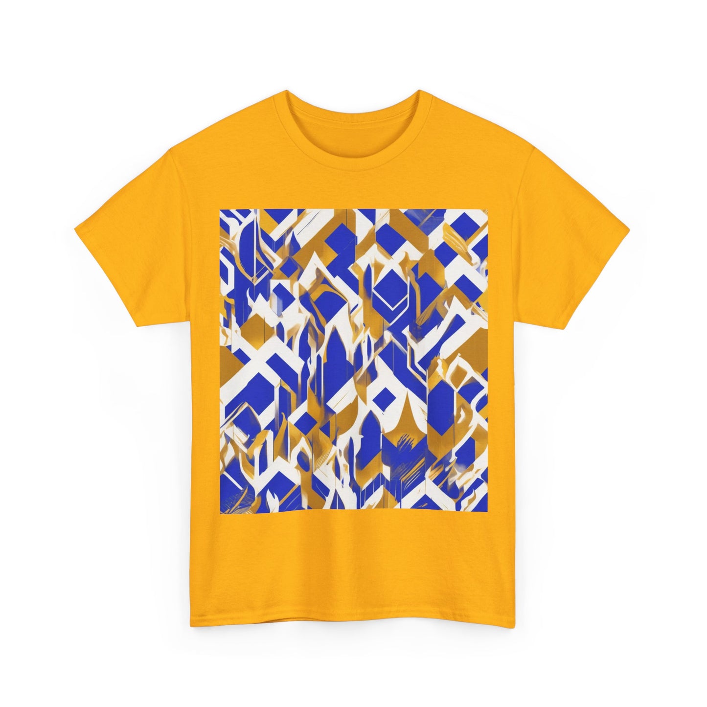 boostlete-field-day-icon-flame-glitch-geometric-0090 — Unisex Heavy Cotton Tee (Gildan 5000)