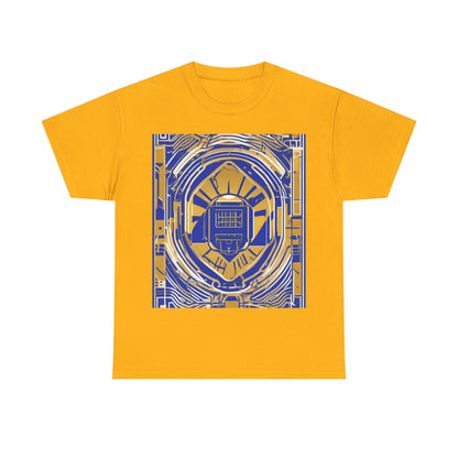 boostlete-mile-by-mile-icon-battery-motion-monoline-0002 — Unisex Heavy Cotton Tee (Gildan 5000)