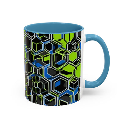 boostlete-recovery-progress-pattern-hex-blueprint-0007 — Accent Mug 11oz/15oz